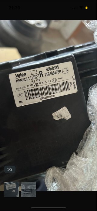 Faro Renault Megane IV Valeo LHD LED