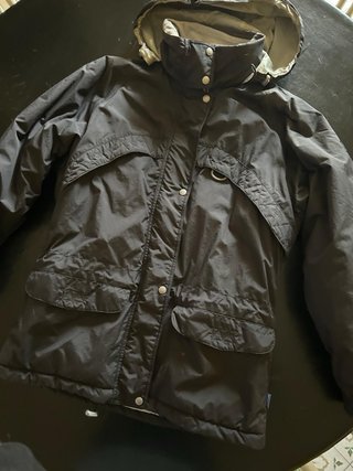 Piumino Quechua nero da montagna