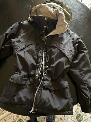 Piumino Quechua nero da montagna