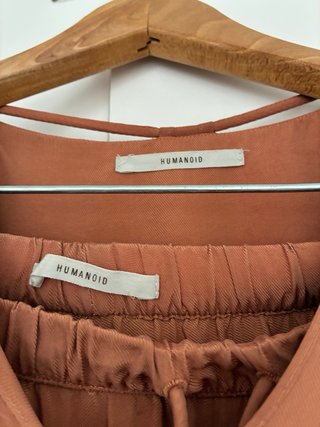 Conjunto falda y cuerpo naranja