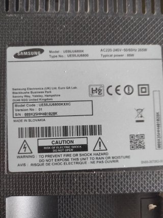 Despiece Samsung UE55JU6800