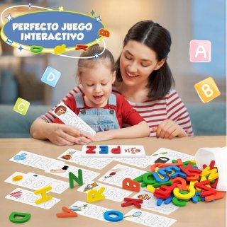 Juego Montessori Letras y Números Español