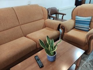 Sofá, sillones y mesa de centro