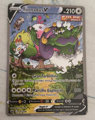 Carta Pokémon Tornadus V 185/198