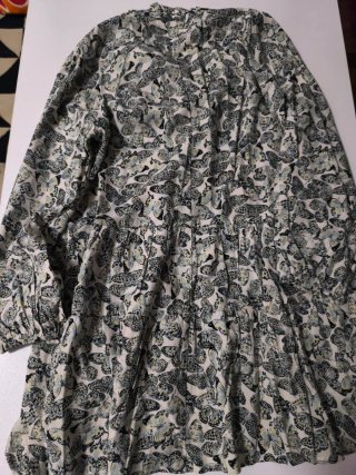 Vestido corto mariposas talla 7