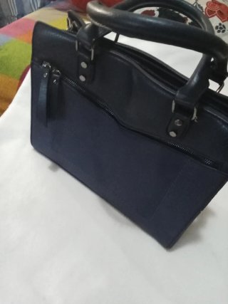 Bolso Negro/Azul