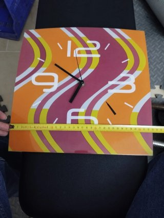 Reloj de cristal decorativo