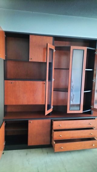 Mueble de salón modular madera