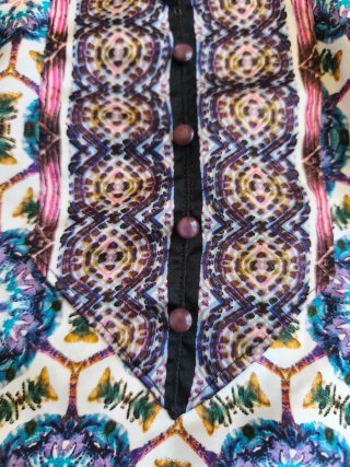 Vestido artesanal talla 50