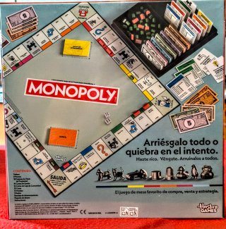 JUEGO DE MESA "MONOPOLY CLÁSICO". (Hasbro).