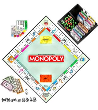 JUEGO DE MESA "MONOPOLY CLÁSICO". (Hasbro).