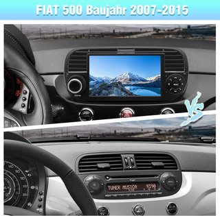 NUEVO! (160€) Radio Android13 Fiat 500 (2007-2015)