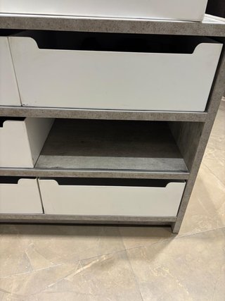 Mueble organizador 6 cajones blancos