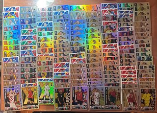 Lote +1900 cartas match attax Topps