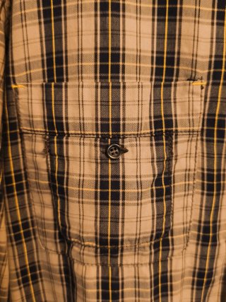 Camisa cuadros manga larga con detalles originales