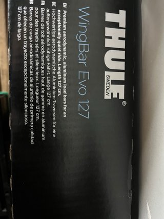 Barras coche Thule