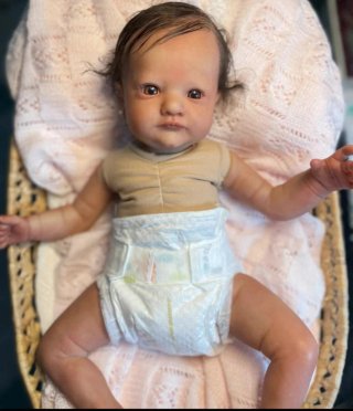 Muñeca Reborn Vinilo y Tela