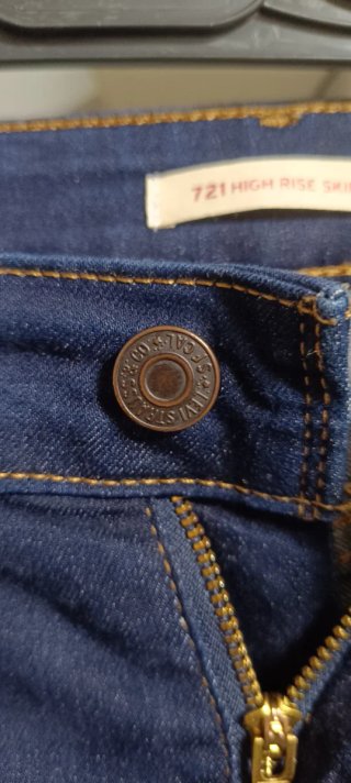 Pantalones Levi's 721 High Rise Skinny Azules