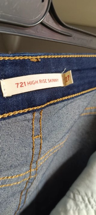 Pantalones Levi's 721 High Rise Skinny Azules