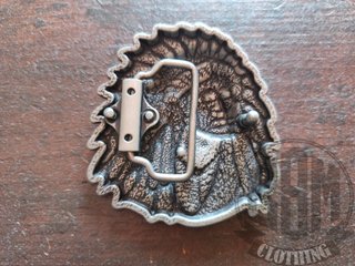 Fibbia con testa indiana
