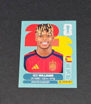 Cromo Nico Williams Mundial 2026 Panini