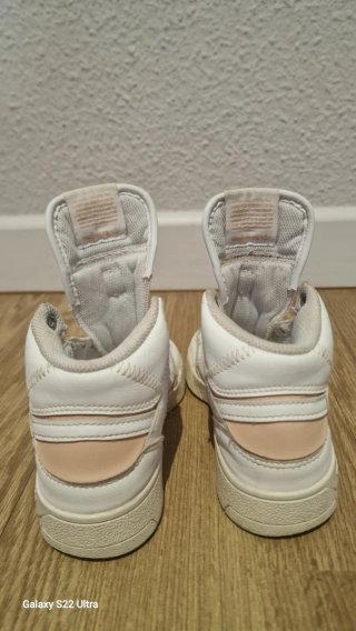 Zapatillas Adidas Niña Blancas y Doradas n°28