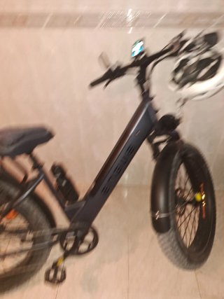 Bicicleta Eléctrica Fat Bike Negra Muy pocos kilóm