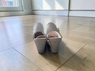 Sandalias Esparto Tulipano Doradas