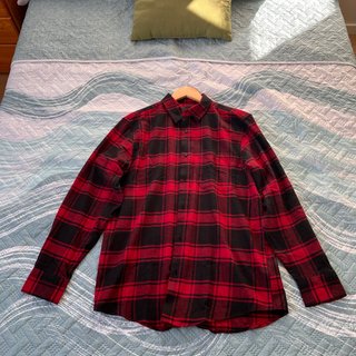 Camisa Lefties cuadros rojo y negro Talla L