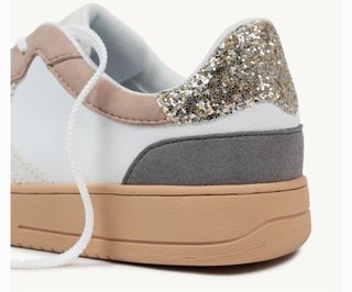 Zapatillas Munich Talla 37 Beige y Blanco