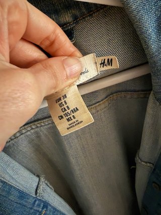 Chaqueta tejana H&M Talla 38