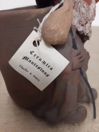 Figura Peregrino Cermica Artesanal Montesinos