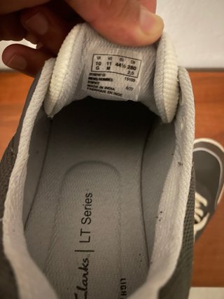 Zapatillas Clarks LT Lacer Talla 44 Gris