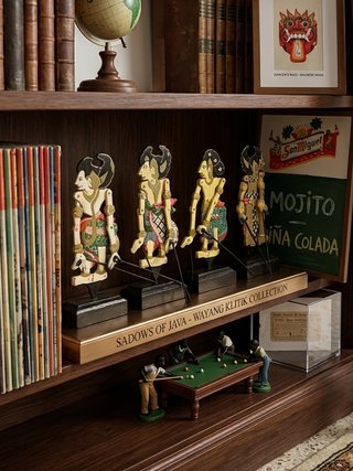 Marionetas de sombras de Indonesia