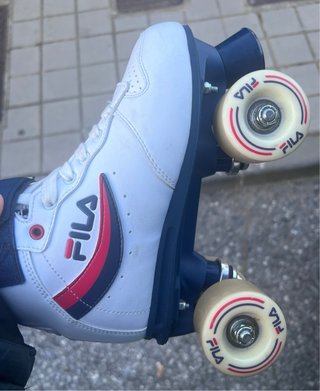 Patines Fila y Rodilleras