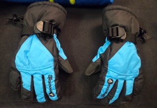 Guantes Esquí Niños Mountain PRO Azul/Negro
