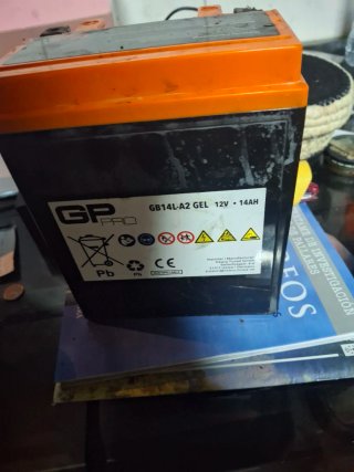 Batería Moto GP Pro GB14L-A2 GEL 12V 14AH