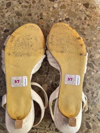 Zapatos de fiesta Enepe blancos mujer