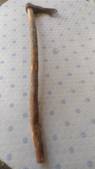 Hacha especial de resinero muy antigua coleccinism