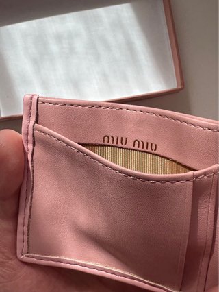 Portacartellini Miu Miu Rosa