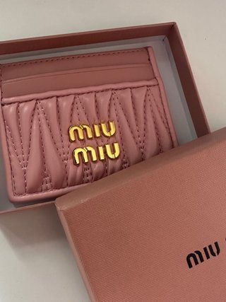 Portacartellini Miu Miu Rosa