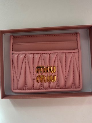 Portacartellini Miu Miu Rosa