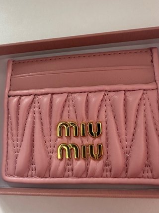 Portacartellini Miu Miu Rosa