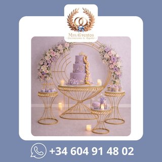 Alquiler Sillón Trono Quinceañera Rapunzel
