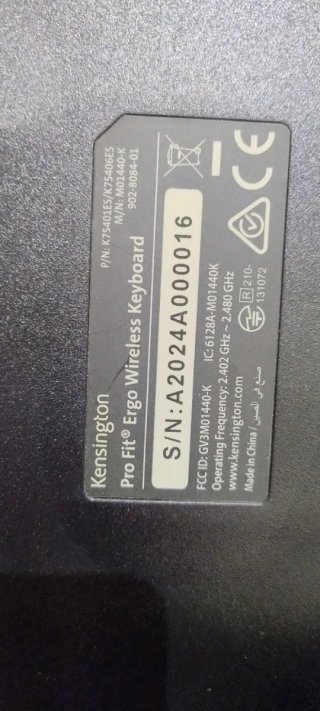 Teclado y Ratón Ergonómico Kensington Inalámbrico