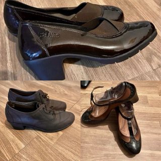 Zapatos de tacón y planos