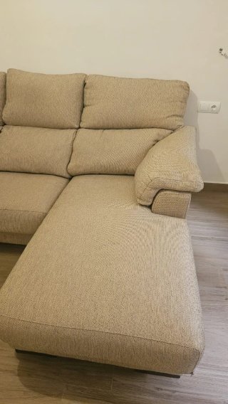 Sofá grande beige