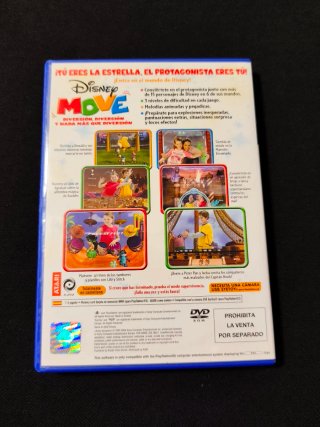 Disney Move + Cámara EyeToy. PlayStation 2.