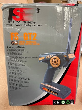 Mando Radio Control Fly Sky FS-GT2