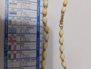 Preziosa collana antica perle e oro